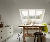 Work space in the attic