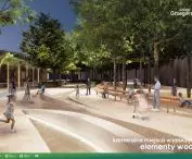 Visualizations; intimate rest areas, water features