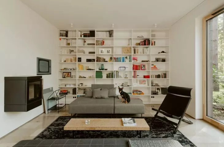 inside the house