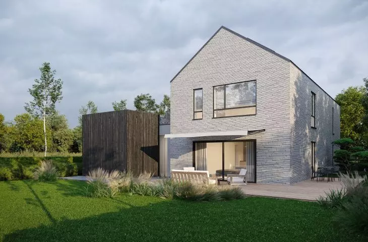 Simple house, two blocks