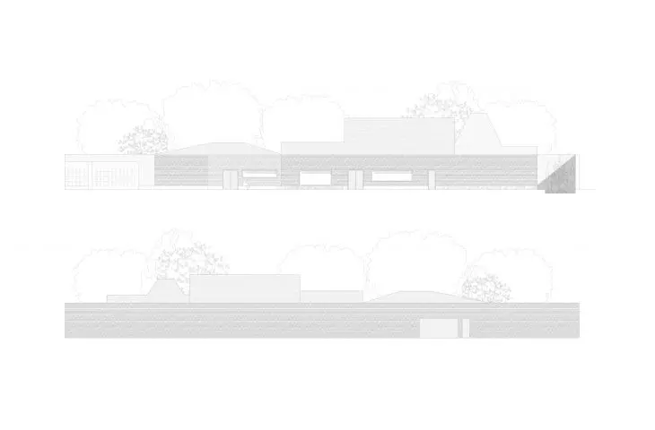 Bogucice cemetery, elevations