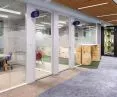 Okucia do szklanych mebli i konstrukcji - Libra Business Center, Warszawa