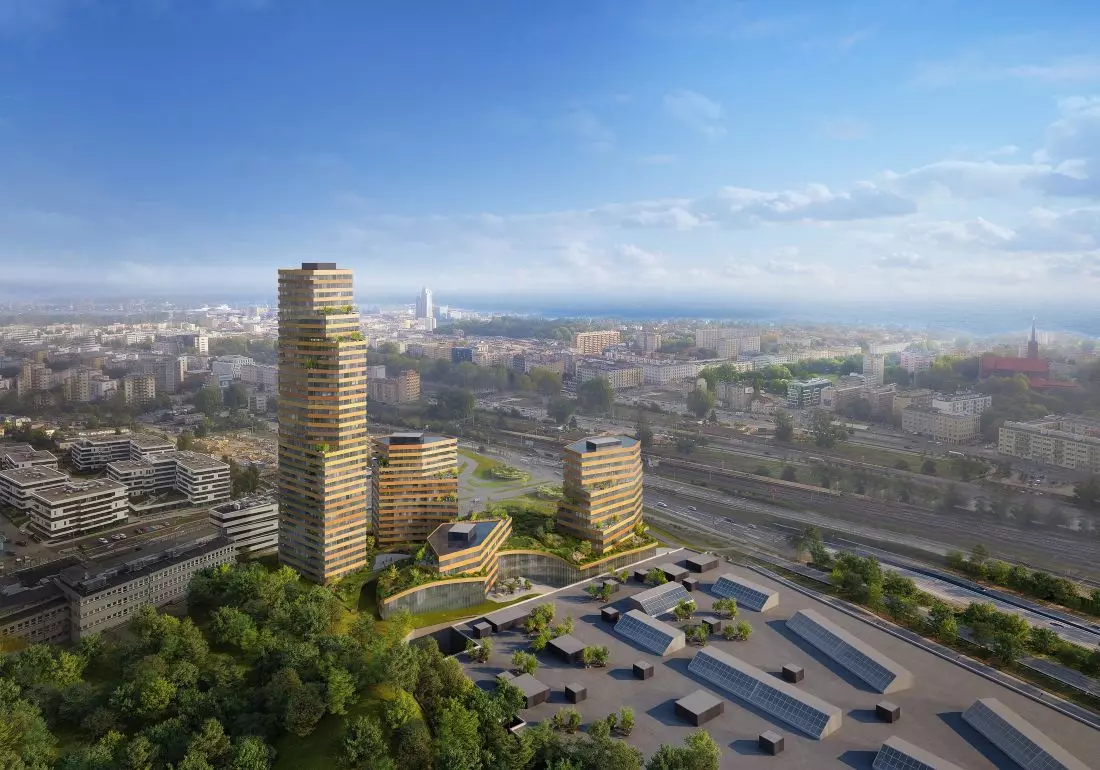 Wyróżnienie dla
projektu MVRDV