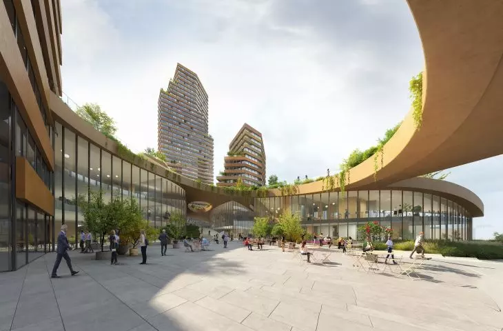 Green roofs of MVRDV project