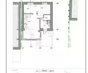 Unsymmetrical semi-detached house, first floor