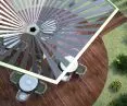 A roof that collects rainwater