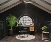 mezzanine floor in a loft