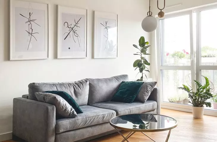 Apartment in Poznan, living room
