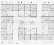 Plan of the residential district