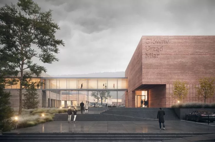 Projekt nowej siedziby Głównego Urzędu Miar w Kielcach
