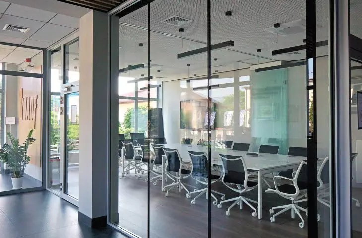 Polflam fire glass - safety and architecture