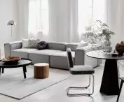 Living room kept in subdued colors