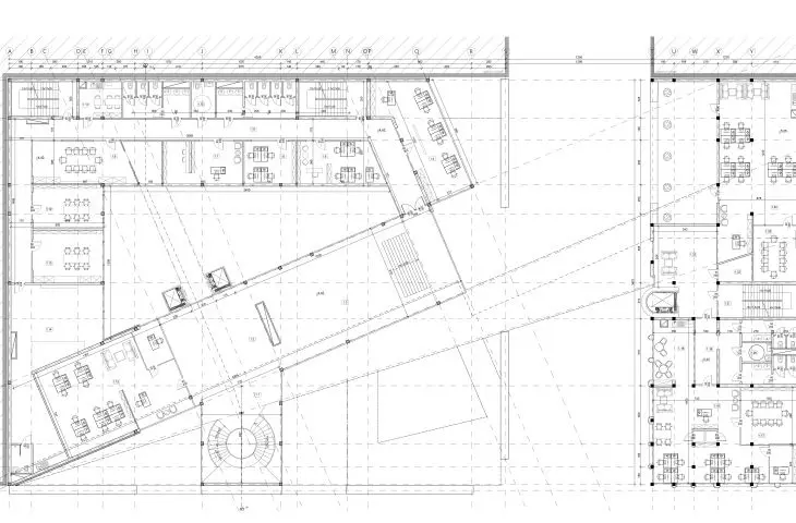 Gate of the Streets of the World in Lodz, 1st floor plan