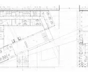 Gate of the Streets of the World in Lodz, 1st floor plan