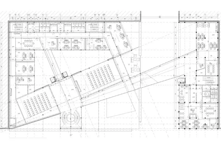 Gate of the Streets of the World in Lodz, 2nd floor plan