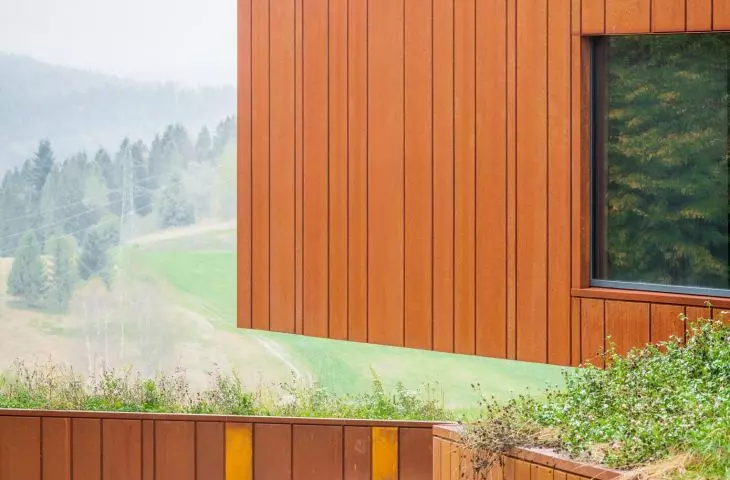 Flat green roof