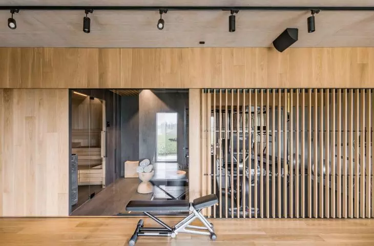House in the Bieszczady Mountains, gym and spa