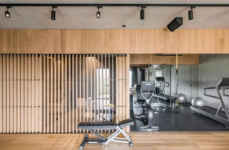 House in the Bieszczady Mountains, gym