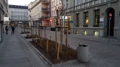 Pierwszy Poznan woonerf in Kwiatowa Street. Until this spring