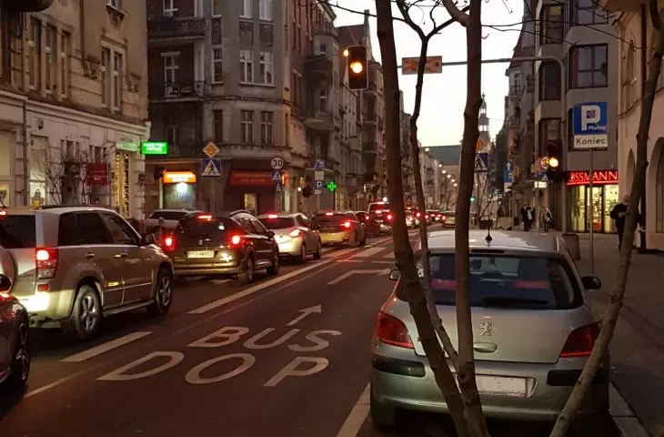It used to be that everyone stood in traffic jams on Garbary.
