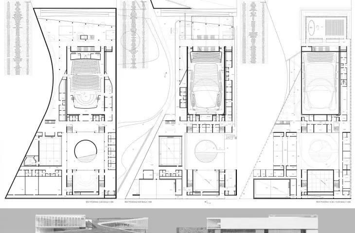 Third prize, proj.: Kozień Architekci - Marek Kozień, Magdalena Kozień-Woźniak, Katarzyna Kozień-Kornecka