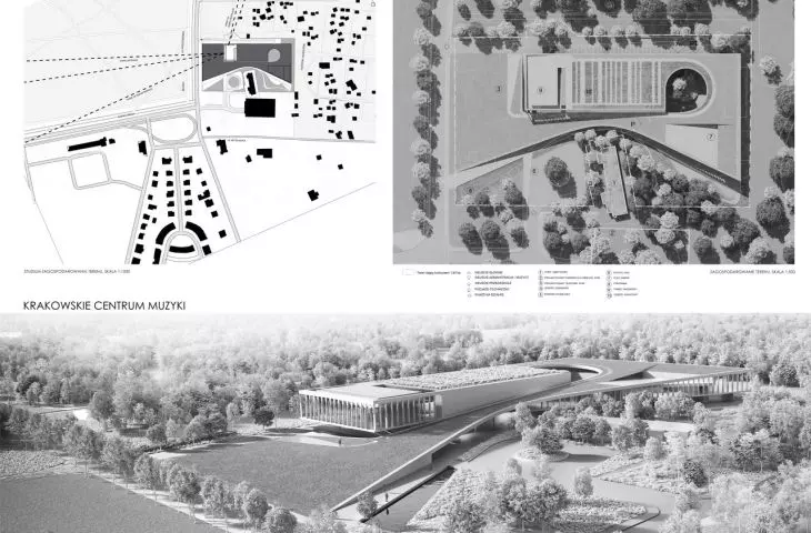 Third prize, proj.: Kozień Architekci - Marek Kozień, Magdalena Kozień-Woźniak, Katarzyna Kozień-Kornecka