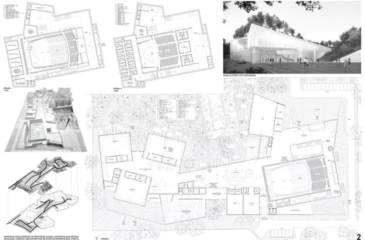 Second prize, proj: Piuarch - Francesco Fresa, Germán Fuenmayor, Gino Garbellin, Monica Tricario, Inteoria Inga Olszanska
