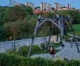 Playgrounds with Richter-Spielgeraete equipment