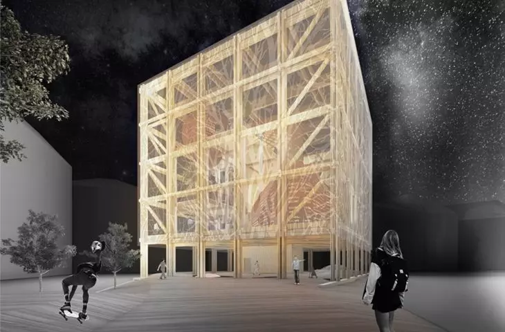 Tree-like facade