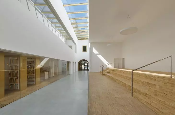Interior of the Municipal Library in Glucholazy
