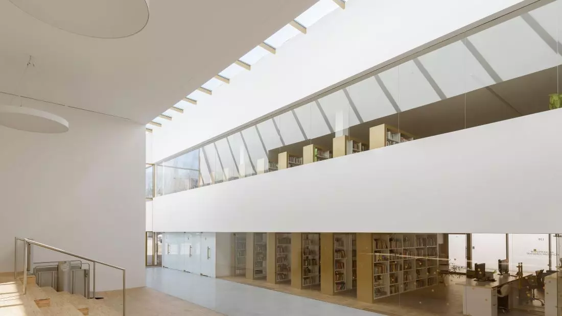 Elewacja wewnętrzna Biblioteki Gminnej w Głuchołazach