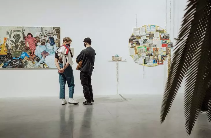 widok wystawy „Coś wspólnego” w ramach 12. edycji festiwalu WARSZAWA W BUDOWIE,