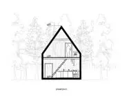 Silesian House, cross section AA
