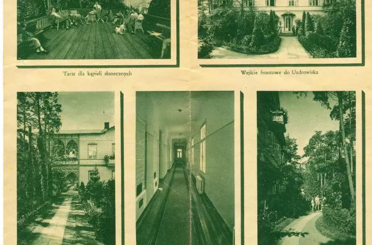 Abram Gurewicz's boarding house in Otwock, archival photos