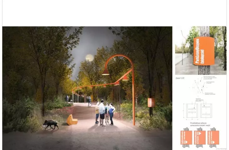 I miejsce, proj.: Pracownia Projektowa Kaja Pobereżny, identyfikacja wizualna