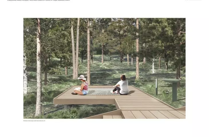 II miejsce, proj.: Aleksander Wadas Studio, kładki