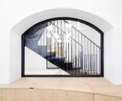 Glazed staircase