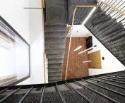 Spacious staircase