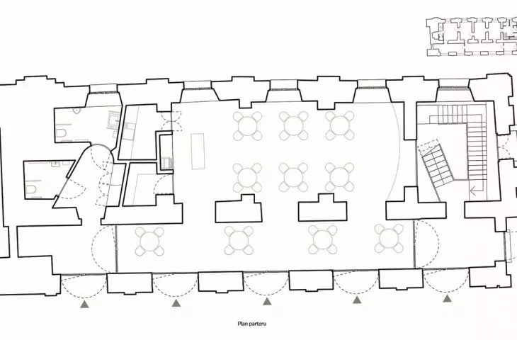 First floor plan of Poznań City Hall