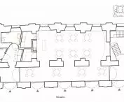 First floor plan of Poznań City Hall