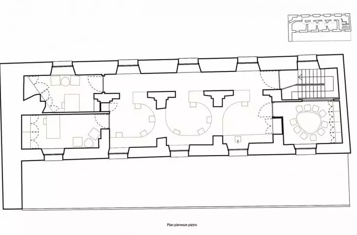 Floor plan of the Poznań City Hall