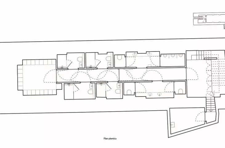 Basement plan of the Poznań City Hall