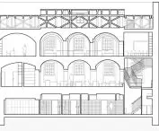 Cross-section of Poznań City Hall