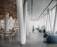 On the fourth floor there is a restaurant and a play area for children