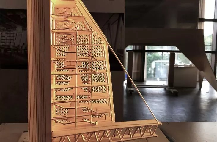 Mock-up of the Museum of Sailing in Gdynia