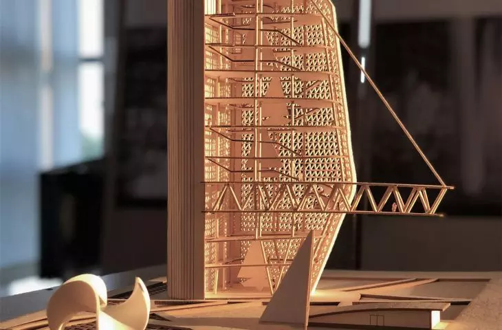 Mock-up of the Museum of Sailing in Gdynia