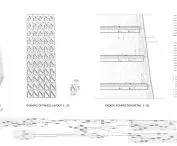 Elewacja projektowana w programie Grasshopper