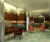 Hotel butikowy „Sen Rousseau”, pokój niebieski
