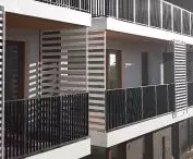 Steel balustrades, balcony partitions 