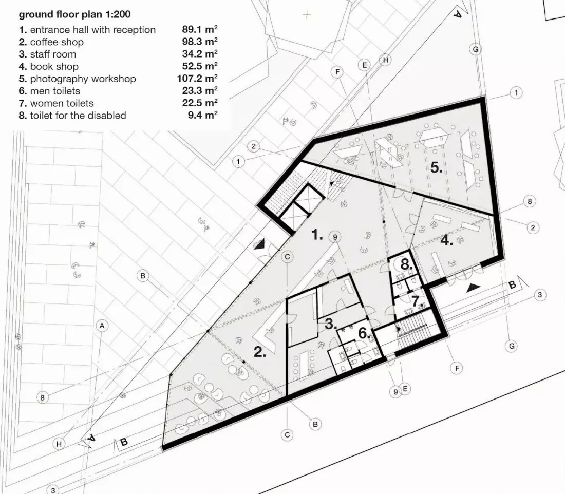 Rzut parteru Centrum
Warsztatów Artystycznych